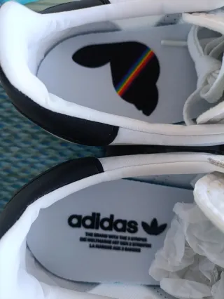 Adidas SL 76 Talla 38 Beige/Blanco