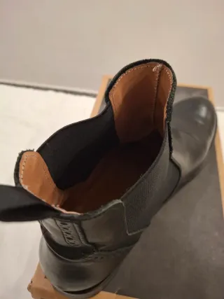 Botines de Piel Negros