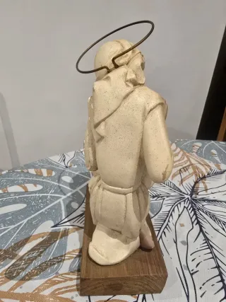 Figura Virgen con Niño Jesús vintage