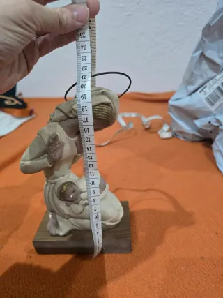 Figura Virgen con Niño Jesús vintage