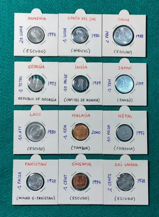 CARTERA DE MONEDAS ASIATICAS
