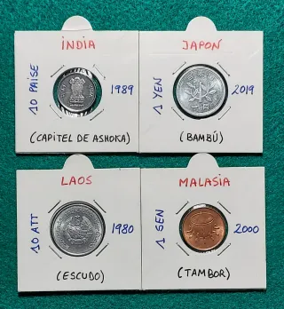 CARTERA DE MONEDAS ASIATICAS