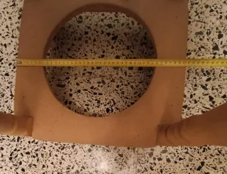 Mesa camilla redonda madera 60 cm