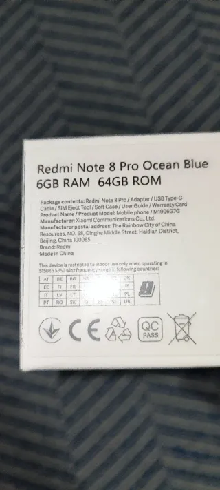 2 Xiaomi Redmi Note 8 Pro & Note 8T precintados