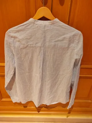 Camisa rayas azules y blancas talla S