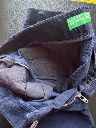 Pantalón azul marino United Colors of Benetton