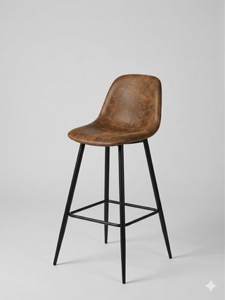 Taburete alto estilo industrial