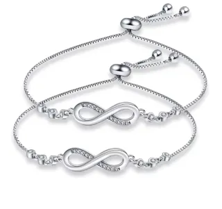 Pulsera Infinito Plata con Circonitas