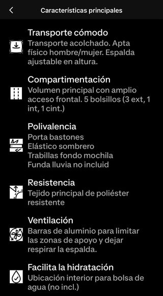 Mochila montaña Forclaz 50L