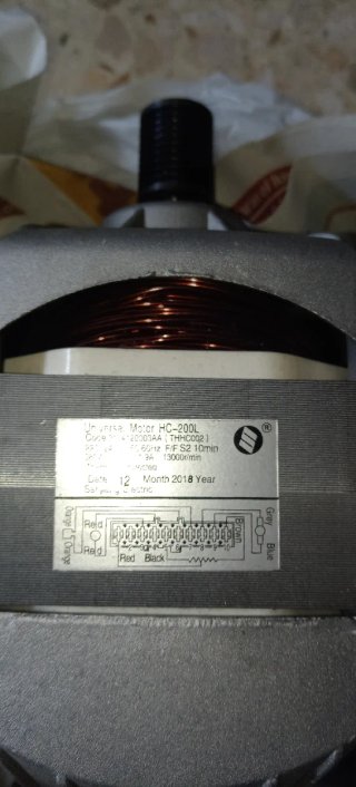 Motor lavadora Corberó CLT1270