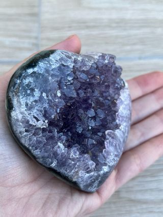 Corazón de Amatista morada