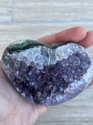 Corazón de Amatista morada