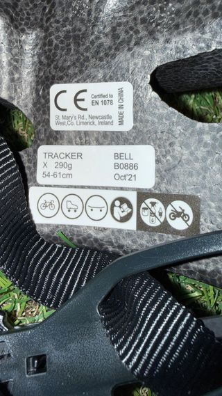 Casco Bell Tracker Talla M/L Negro - Nuevo