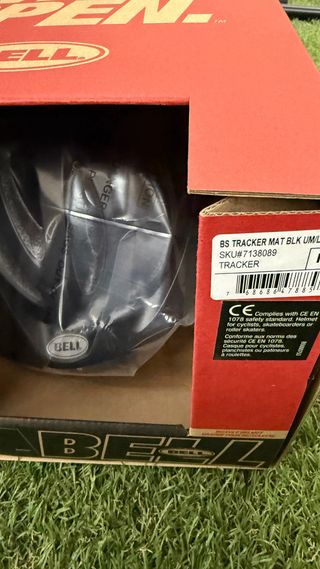 Casco Bell Tracker Talla M/L Negro - Nuevo