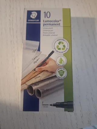 Rotulador Staedtler Lumocolor Fino 0.6mm 10 unid
