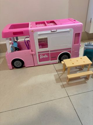 Caravana Barbie Rosa