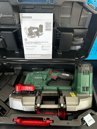 Parkside Sierra de cinta recargable 20V