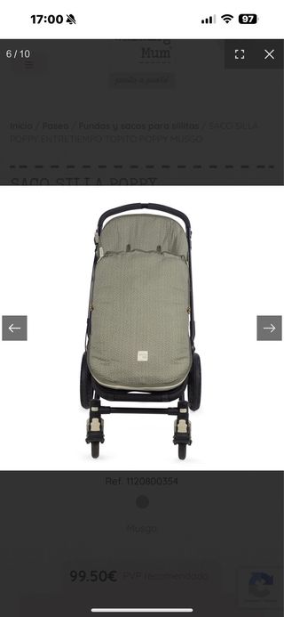 Saco de entretiempo Walking Mum verde