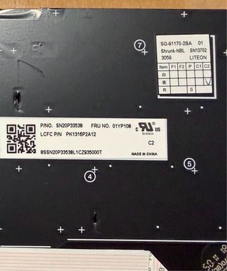 Teclado Lenovo Thinkpad X280