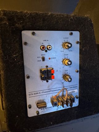 Subwoofer Activo Blaupunkt Negro