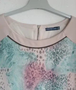 Vestido Cerezas Talla 50