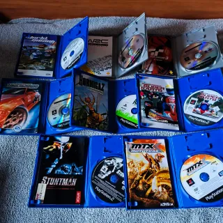 Lote 8 Juegos PS2 Carreras Completos