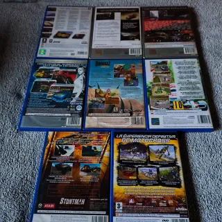 Lote 8 Juegos PS2 Carreras Completos