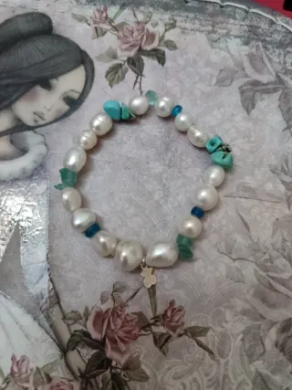 Pulsera Tous Perlas y Turquesas