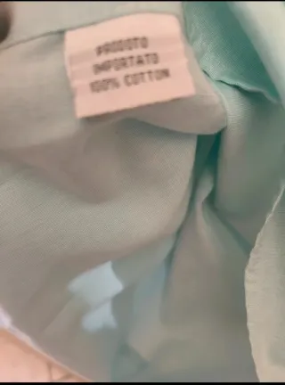 Camicia da uomo colore turchese in fresco cotone