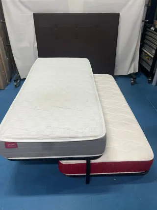 Cama nido + 2 colchones 90x190