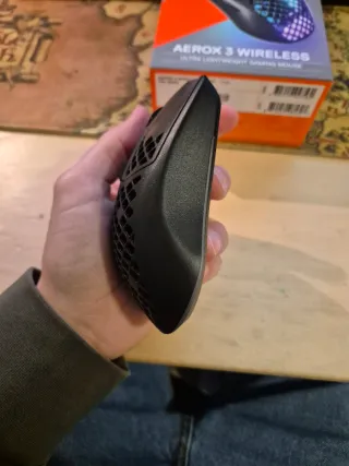 Steelseries Aerox 3 Wireless Mouse Nero