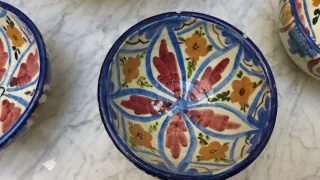 Juego 6 Cuencos Cerámica Decorados