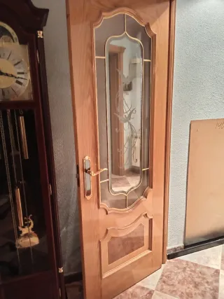 Urge Puerta doble roble tallado