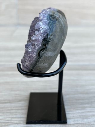 Corazón Amatista Geoda con estalactita