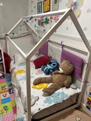 Cama Montessori Casita Blanca