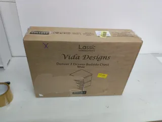 Mesita de noche Vida Designs Denver 2 cajones