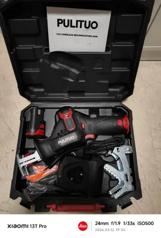 Sierra Inalámbrica 12V metal/madera/plásti PULITUO