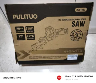 Sierra Inalámbrica 12V metal/madera/plásti PULITUO