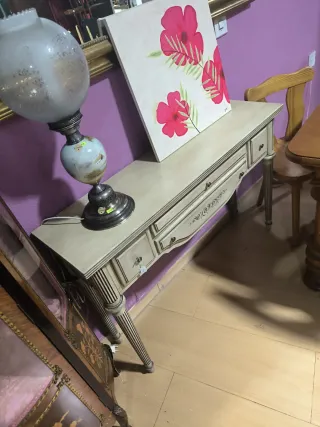 Consola recibidor madera vintage