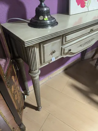 Consola recibidor madera vintage