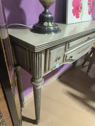 Consola recibidor madera vintage