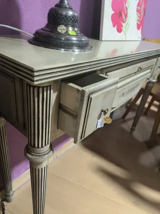 Consola recibidor madera vintage