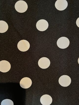 Vestido Flamenca Lunares Negro/Blanco