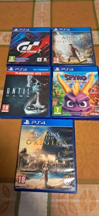 PS4 Juegos: Gran Turismo 7, Assassin's Creed