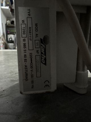 Radiador bajo consumo blanco