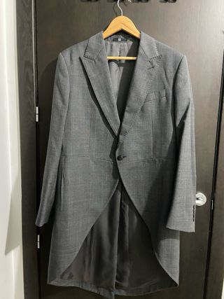 Chaqué Hombre Gris COMO NUEVO