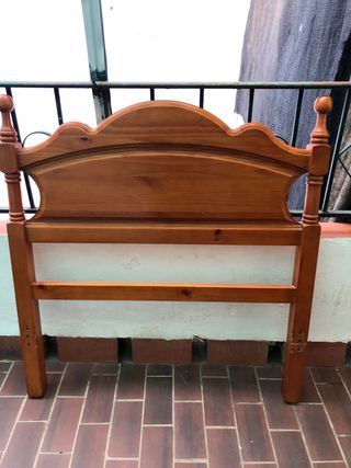 Cabecero madera cama 90 cm