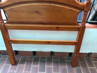 Cabecero madera cama 90 cm
