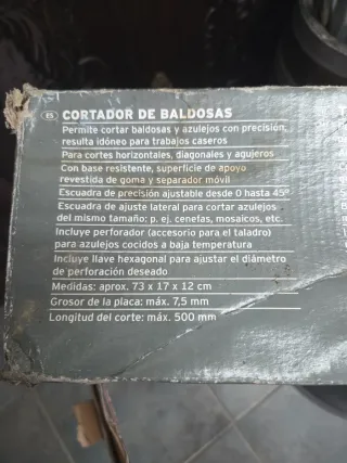 Cortador de baldosas Powerfix