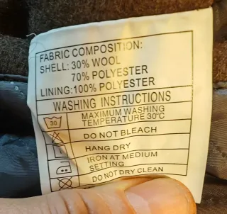 Abrigo marrón hombre talla M sin estrenar